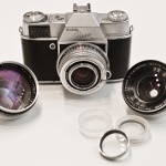 Spiegelreflexkamera Kodak Retina Reflex (Typ 025) + Objektive, 1957 - 1958